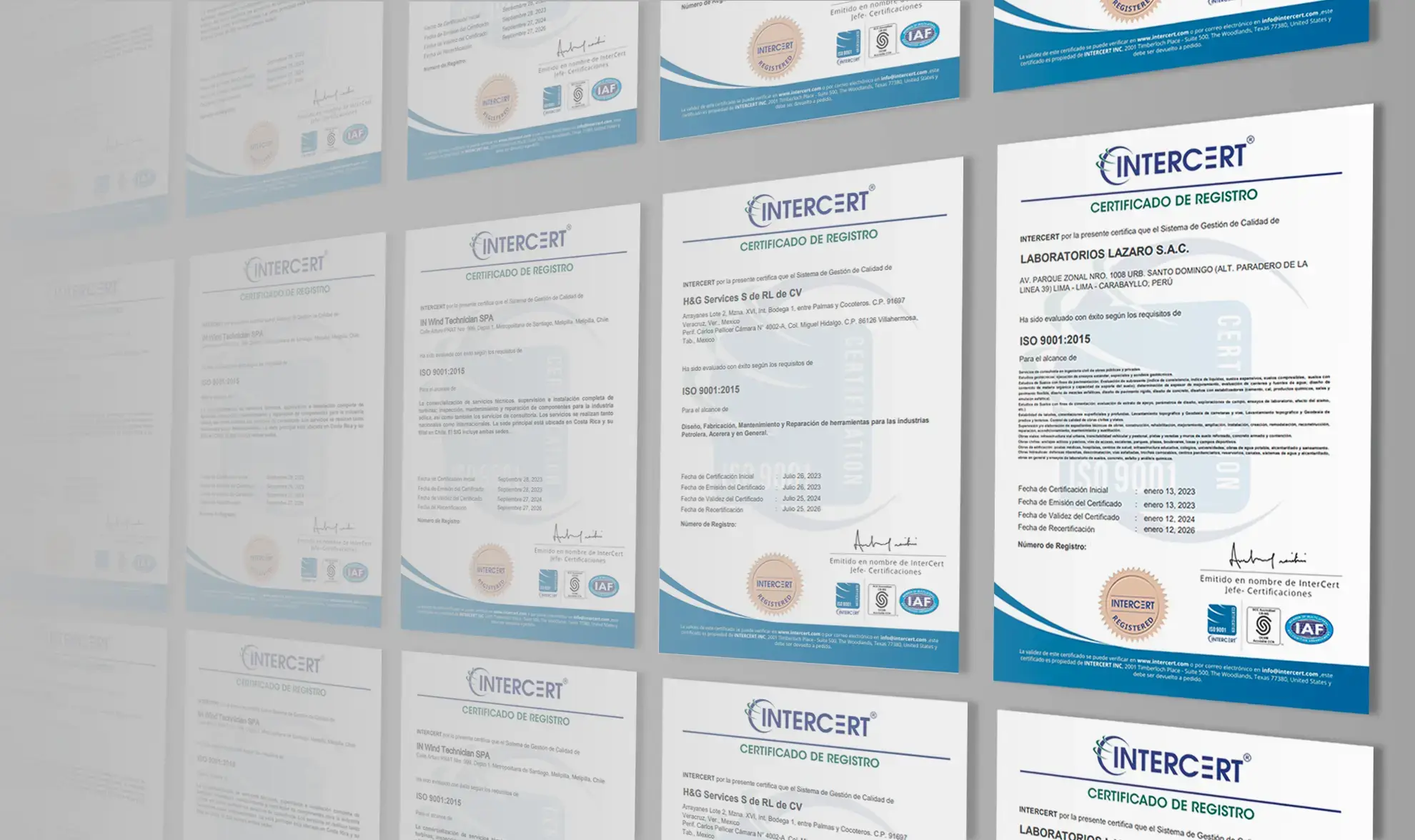 Intercert Certificates